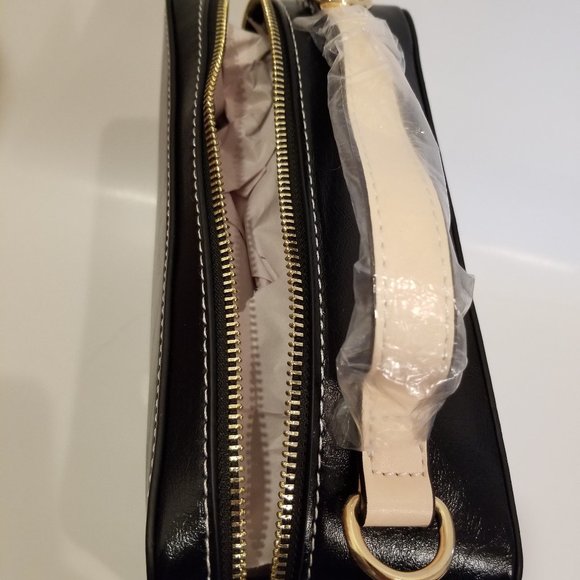 Jessica Moore Textured Black Camera Bag, 9" x 7", JM-386BLT - Picture 3 of 8